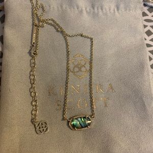 Kendra scott abalone gold Elisa